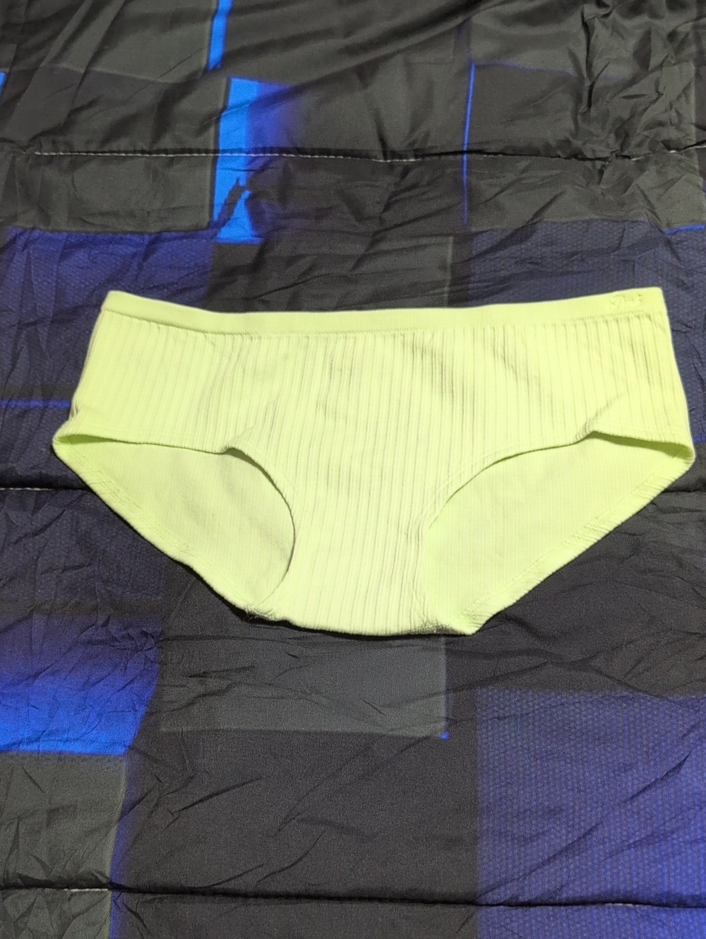 Victoria's Secret Light Lime Ribbed Hipster Panty